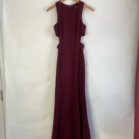 Lulus Loving Embrace Burgundy Cut Out Sleeveless Maxi Dress - Picture 5 of 13